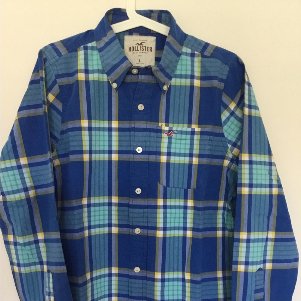 HOLLISTER men’s long sleeve shirt - size L